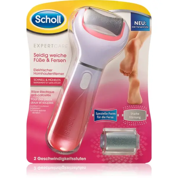 Scholl Expert Care Regular Strong elektrický pilník na chodidla + náhradní hlavice 1 ks