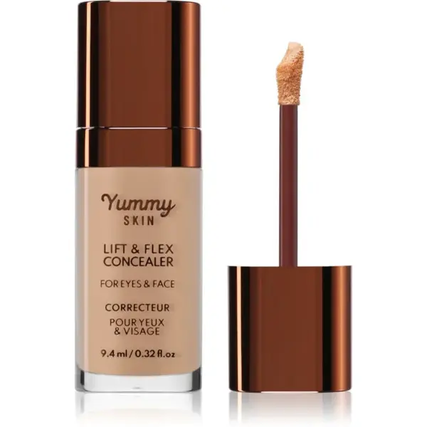 Danessa Myricks Beauty Yummy Skin Lift & Flex Concealer tekutý korektor s matným efektem odstín 5 - Light With Peach Undertones 9.4 ml