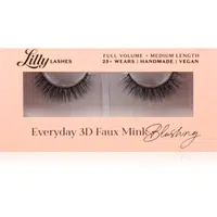 Lilly Lashes Everyday 3D Faux Mink umělé řasy typ Blushing 1 pár