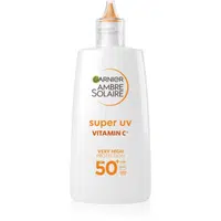 Garnier Ambre Solaire Super UV Vitamin C lehký ochranný fluid proti tmavým skvrnám SPF 50+ 40 ml
