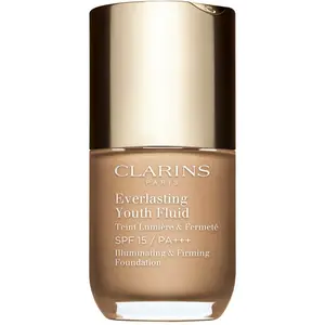 Clarins Everlasting Youth Fluid Foundation rozjasňující make-up SPF 15 odstín 111 Toffe 30 ml