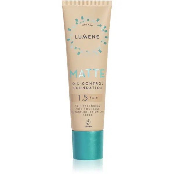 Lumene Matte Oil-Control matující make-up SPF 20 odstín 1,5 Fair Beige / Fair 30 ml