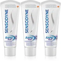 Sensodyne Rapid Cool Mint zubní pasta s fluoridem pro citlivé zuby 3x75 ml