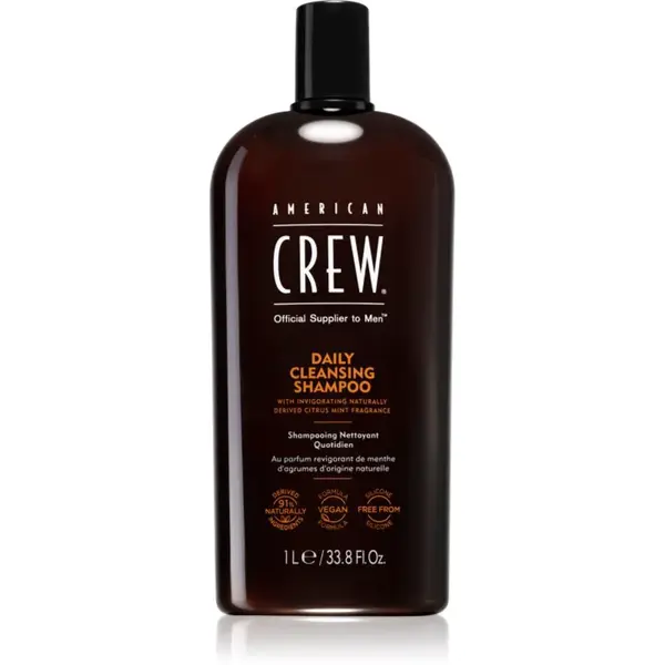 American Crew Daily Cleansing Shampoo čisticí šampon pro muže 1000 ml