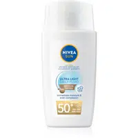 NIVEA SUN Ultra Light lehký tónovací fluid SPF 50+ odstín Medium 40 ml