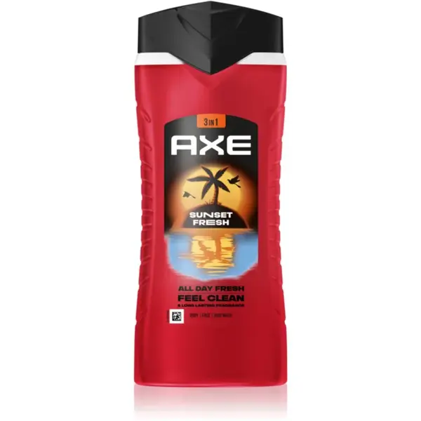 Axe Sunset Fresh sprchový gel na obličej, tělo a vlasy 400 ml