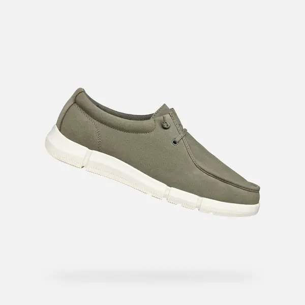 Light grey men's moccasins Geox Adacter - Men's