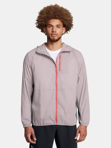 Men's jacket Under Armour LAUNCH LIGHTWEIGHT JKT-GRY - Men's