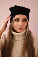 Kesi Čapica s fleece Marta K231 čierna