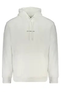 Biela mikina Calvin Klein bez zipsu