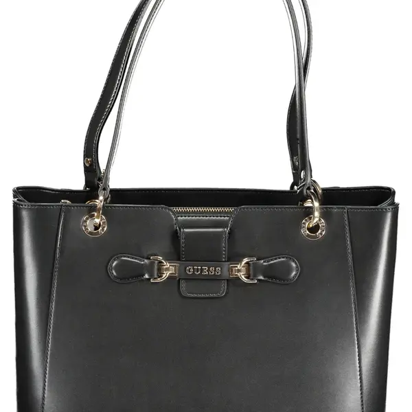 Čierna kabelka GUESS JEANS