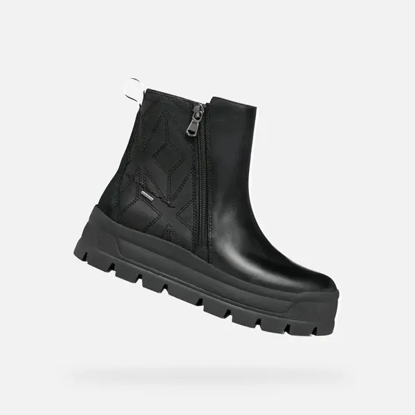 Black women's ankle boots Geox Spherica Ec7.1 Abx - Women's