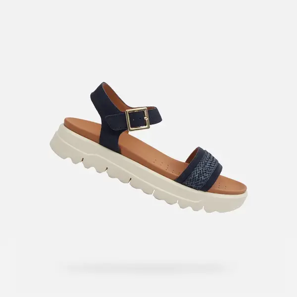 Dark blue women's sandals Geox Xand 2.1 S - Women's