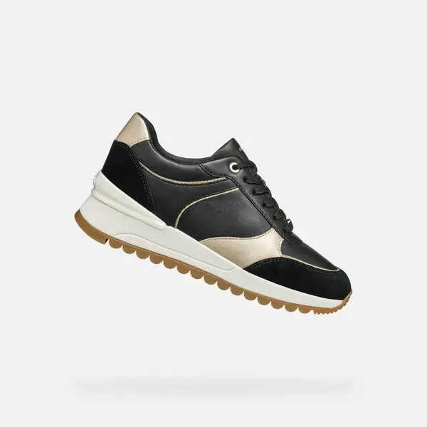 Black women's sneakers Geox Desya - Women's
