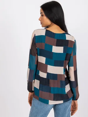 Blouse-DHJ-BZ-8643.38P-Sea