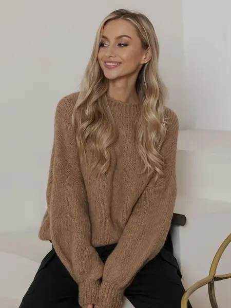 Edoti Women's boxy sweater EL