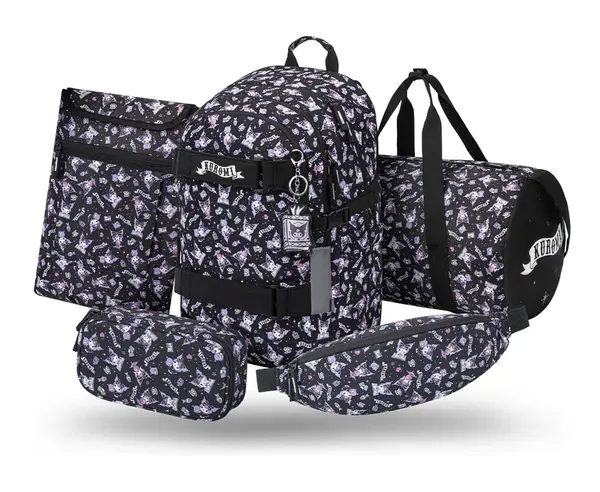 Školská sada Skate Kuromi Black II