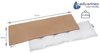 Medi Partners Thermophor with cherry seeds large 20x60 – 5 chambers Waffle – Beige