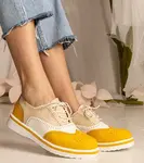 Gemre Yellow classic oxford shoes Toddi