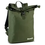 Malý městský rolovací batoh Bench Mota, polyester, na notebook 15" − zelená 8l