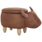 Beliani STOLIČKA VE TVARU ZVÍŘÁTKA Cow 32/60/35 cm