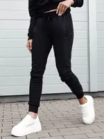 Spodnie dresowe damskie RELAX MODE czarne Dstreet