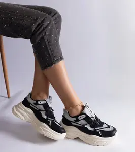 Gemre Black sneakers with glitter inserts Rigel