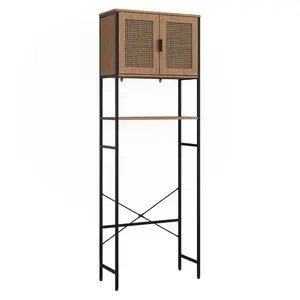 Vicco WC SKŘÍŇKA Linara, Dub/Černá, 64 x 180 cm
