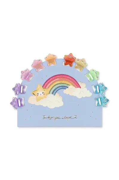 Konges Sløjd  skřipce do vlasů dětské 10 PACK MINI STAR HAIR CLAWS