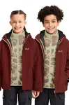 Jack Wolfskin  bunda 3v1 ICELAND 3IN1 PRINT