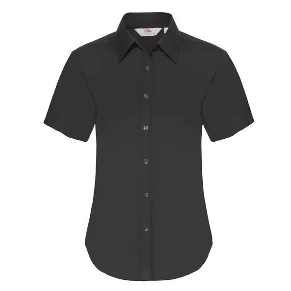 FRUIT OF THE LOOM F16•LADIES SHORT SLEEVE OXFORD SHIRT