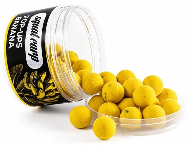 Squat carp plávajúce boilies pop-up banana 60 g - 16 mm
