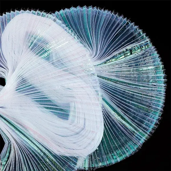 Polyester Pleated Fabric
