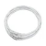 60Pcs Stainless Steel Wire Necklace Cord DIY Jewelry Making