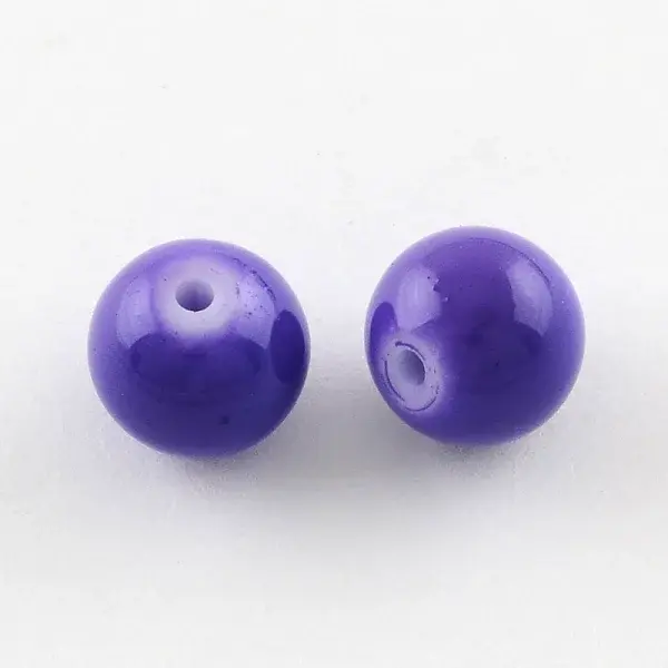 Painted Glass Bead Strands