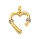 Brass Micro Pave Cubic Zirconia Pendants