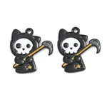 Halloween Alloy Enamel Pendants