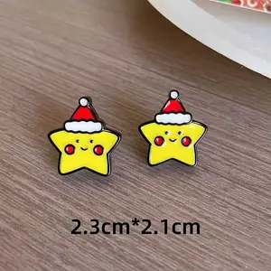 Christmas Theme Resin Stud Earrings