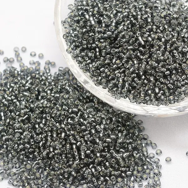 8/0 Transparent Glass Round Seed Beads