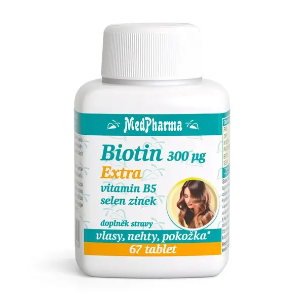 MedPharma Biotin 300 µg Extra 67 tablet