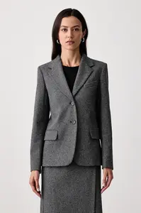 Weekend Max Mara  sako dámske s prímesou vlny WKDFEROCE