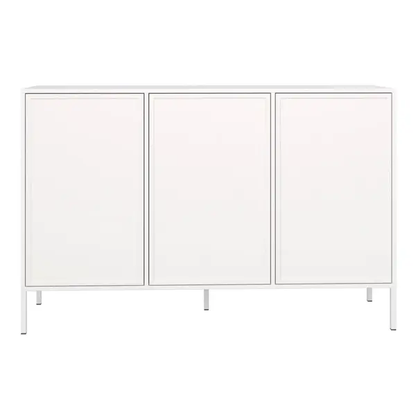 Selsey SIDEBOARD Velveto bílý 150cm