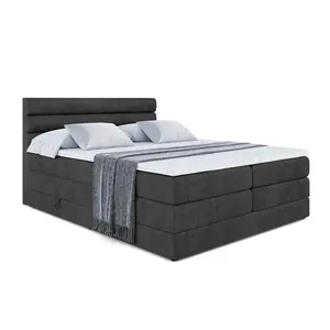 ALTDECOR POSTEL boxspring CELESTIA KING – 140 x 200 – H3/H4 – černá