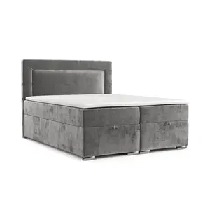 AltaBeds POSTEL BOXSPRING LONTANO 200/200 cm Šedá