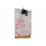 KUNSTLOFT RUČNĚ MALOVANÝ AKRYLOVÝ OBRAZ RŮŽOVÝ/BÉŽOVÝ, 60/90 CM