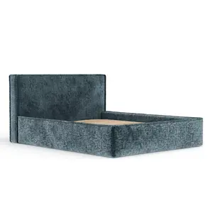 Maison de Reve ČALOUNĚNÁ POSTEL Lounge, 200/200 cm, modrošedá