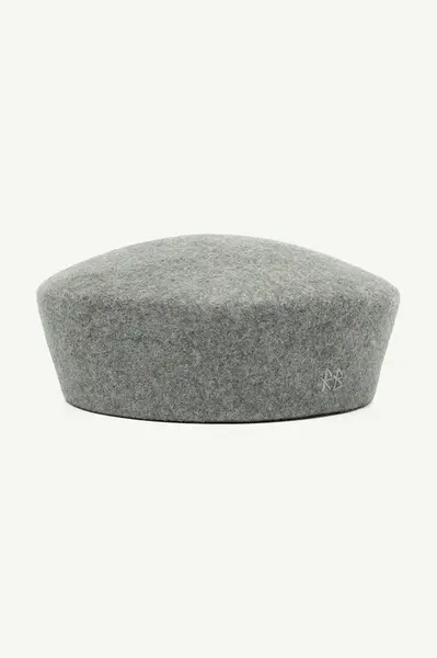 RUSLAN BAGINSKIY  čepice dámská vlněná Wool Felt Pillbox Hat