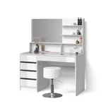 Livinity® TOALETNÍ STOLEK Imola Bílá 145 cm se stoličkou