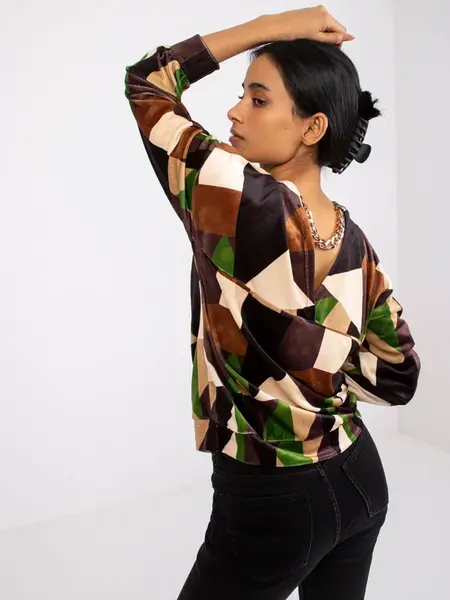 Blouse-DHJ-BZ-6550.74P-brown