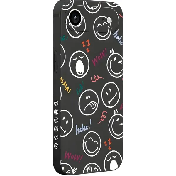 Ochranné puzdro Smiley pre Apple iPhone 17 Pro Max - Čierna